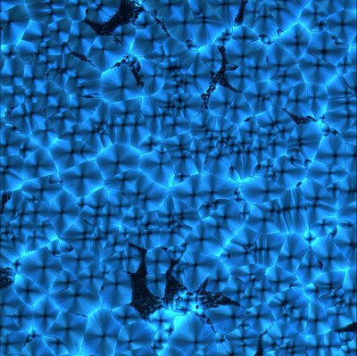 Kimberly Childress (Bowman Lab) - Nikon Widefield. Many polymer systems are comprised of a network of interwoven crystals. The nature of theses crystals can greatly affect the mechanical, optical and thermal properties of the polymers. By directly observing the real-time formation and interconnectivity of the crystals, we can discern how to consistently create the polymers with predictable properties to be used for biomedical and materials science applications. Here, we are using polarized light to enhance the fine details of the crystalline structure of a polymer that are otherwise invisible to the naked eye.